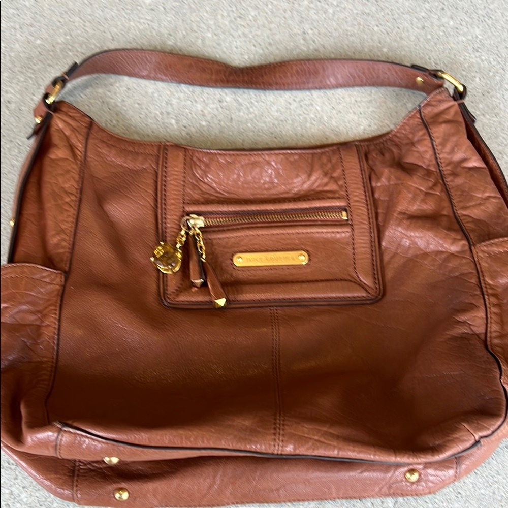 Juicy Couture Brown Leather Hobo Bag
